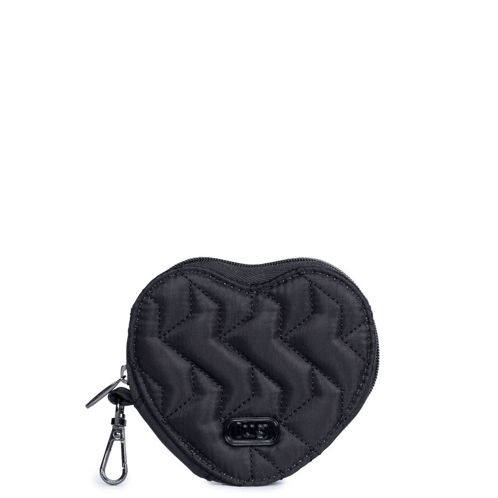 NWT Lug Heart Pouch - Black